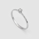 White Gold Diamond Ring 229391121 from the manufacturer of jewelry LUNET JEWELERY at the price of $364 UAH: 1