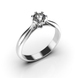 White Gold Diamond Ring 211191121 from the manufacturer of jewelry LUNET JEWELERY at the price of  UAH: 4