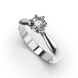 White Gold Diamond Ring 211191121 from the manufacturer of jewelry LUNET JEWELERY at the price of  UAH: 1