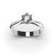White Gold Diamond Ring 211191121 from the manufacturer of jewelry LUNET JEWELERY at the price of  UAH: 2