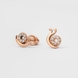 Red Gold Diamond Snail Earrings 317262421 from the manufacturer of jewelry LUNET JEWELERY at the price of $235 UAH: 1
