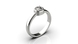 White Gold Diamond Ring 23721121 from the manufacturer of jewelry LUNET JEWELERY at the price of  UAH: 4