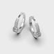 Сережки з білого золота, з діамантами 339681121 від виробника ювелірних прикрас LUNET JEWELLERY по ціні 46 833 грн грн: 6