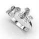 White Gold Diamonds Ring 29351121 from the manufacturer of jewelry LUNET JEWELERY at the price of  UAH: 1